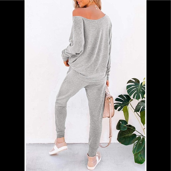 🆕Long Sleeve Top & Pants Set 2 Piece Jogger Set - Picture 3 of 4